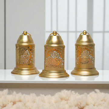 Metal T-light Lantern (Sets of 3)