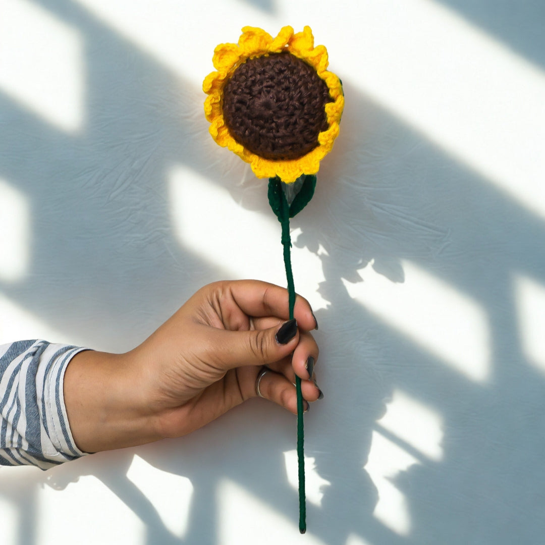 Handmade Crochet Sunflower