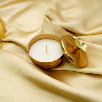 Gold Metal Soy Wax Scented Candle
