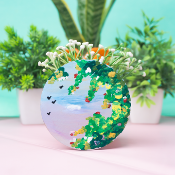 Flowering Skies Hand-Painted fridge Magnets