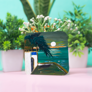 Seaside Symphony Hand-Painted fridge Magnets
