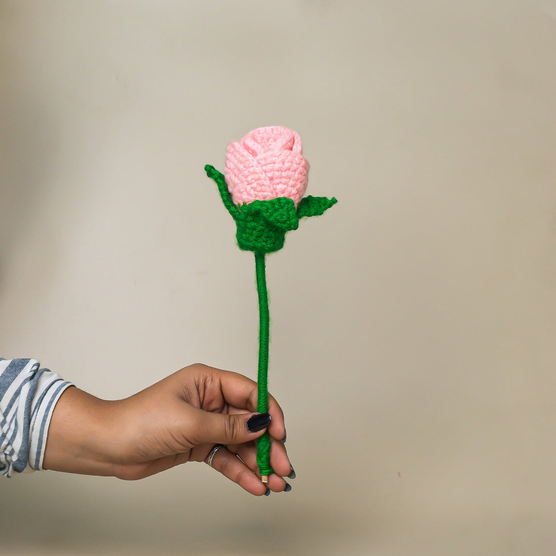 Handmade Crochet Rosebud