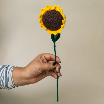 Handmade Crochet Sunflower