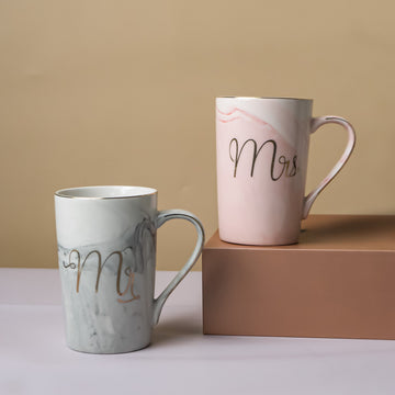Mr. & Mrs. Ceramic Mug Set