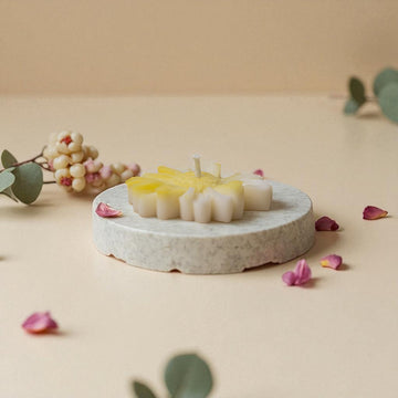 Sunshine Bloom Decorative Candle
