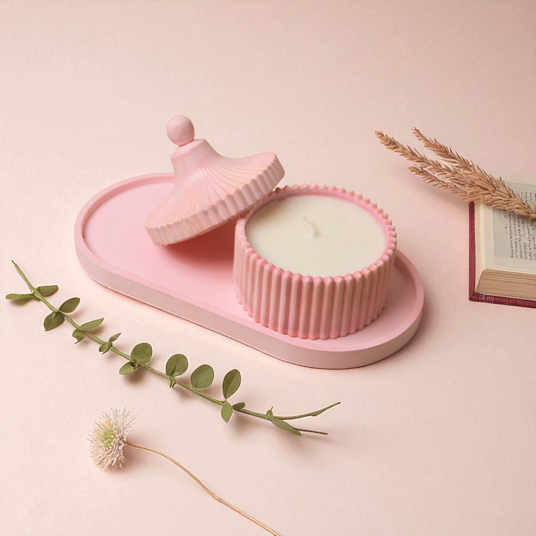 Blush Harmony Candle Set (Set of 2)