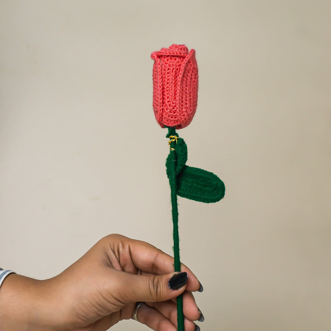 Handmade Crochet Rose Flower