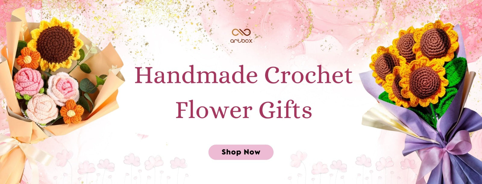 Handmade Crochet Flower Gifts