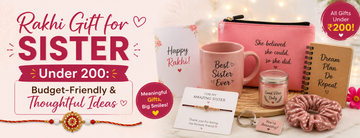 Rakhi Gift for Sister Under 200