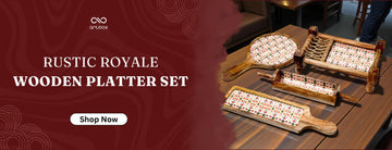 Rustic Royale Wooden Platter Set