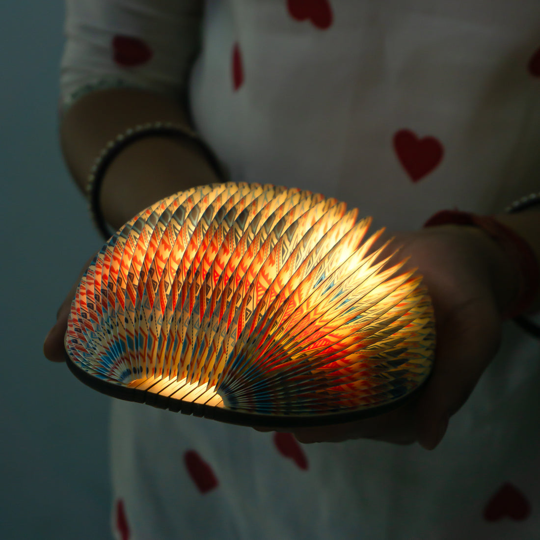 Foldable Geometric Pattern Lamp