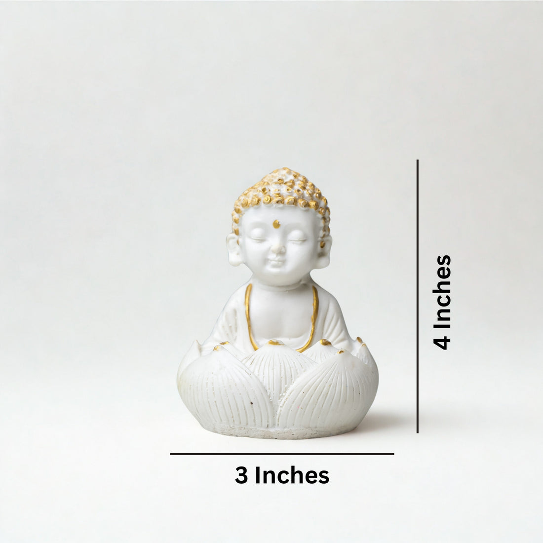 Lotus Baby Buddha Statue (Sets of 2)