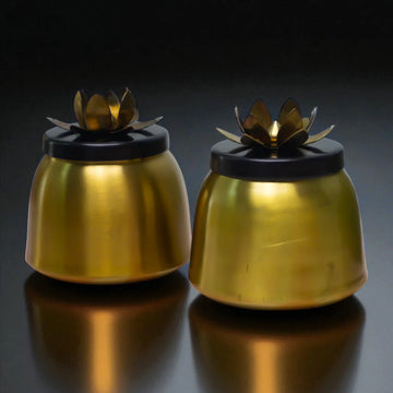 Lotus Luxe Jars (Set of 2)