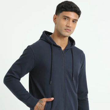 Sustainable Navy Hoodie