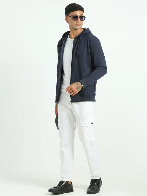 Sustainable Navy Hoodie