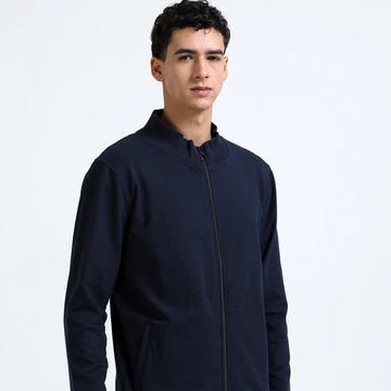 Sustainable Highneck Zipper Jacket