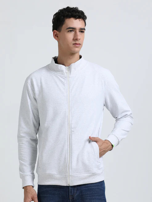 Sustainable Highneck Zipper Jacket