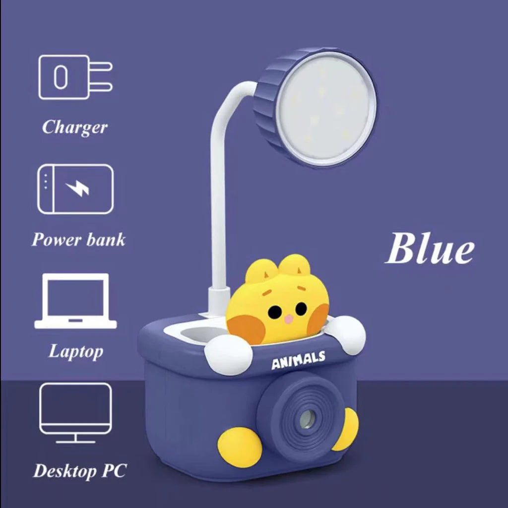 Rabbit LED Desk Lamp with Penstand & Sharpener