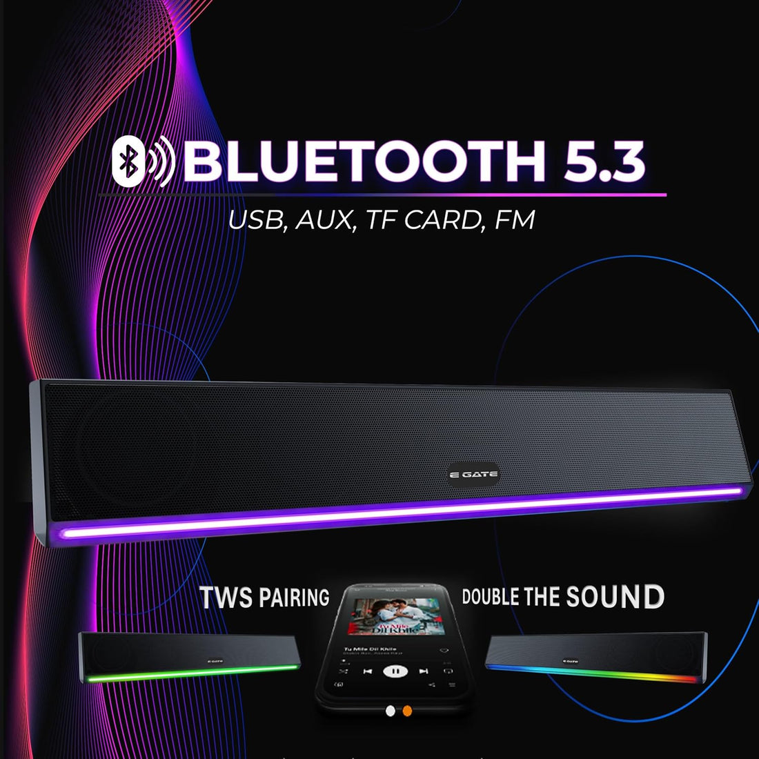 Egate Truwat 24W Bluetooth Soundbar