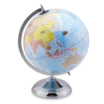 Globe Educational with Chrome Stand