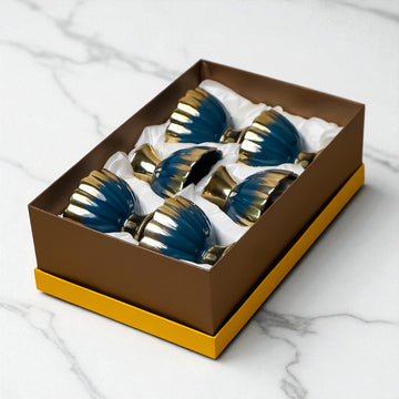 Luxury Ceramic Ice Cream Cups (Set of 6)