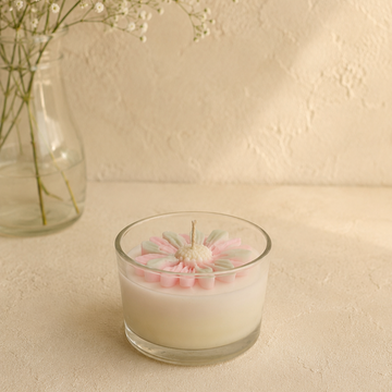Blossom Glass Cup Candle