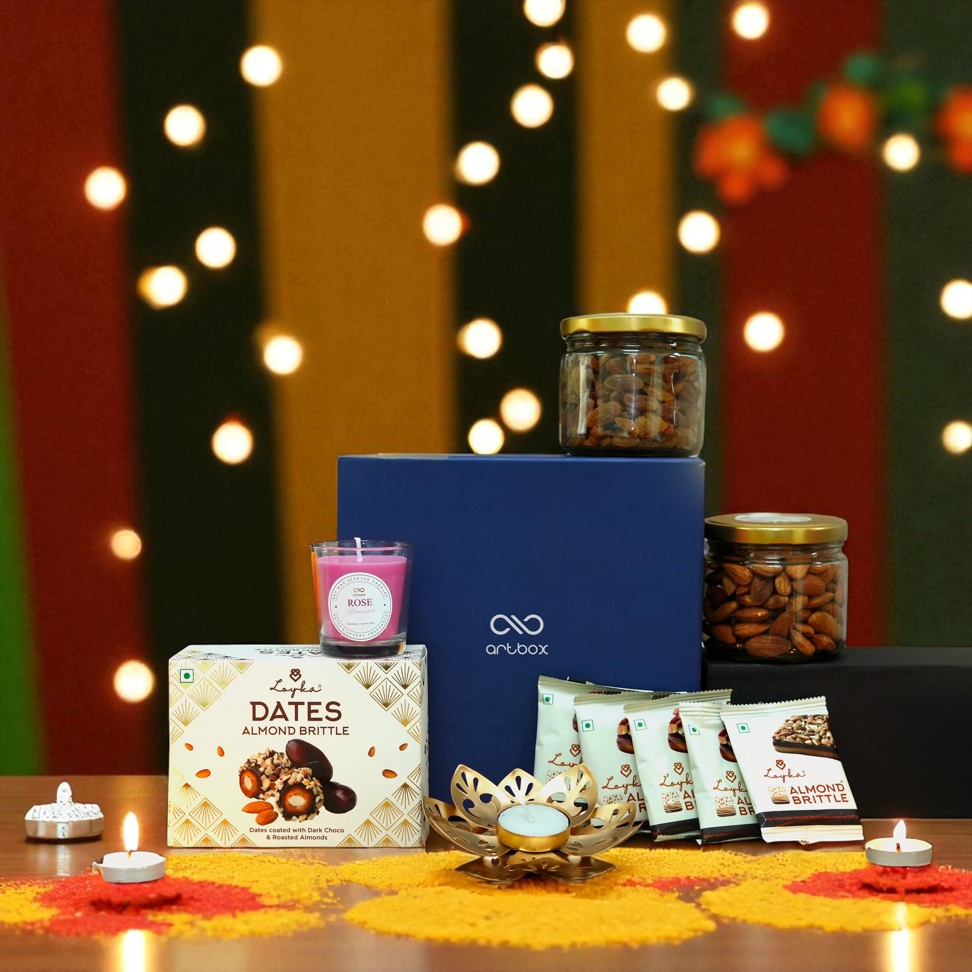 Festive Glow & Gourmet Treats Hamper