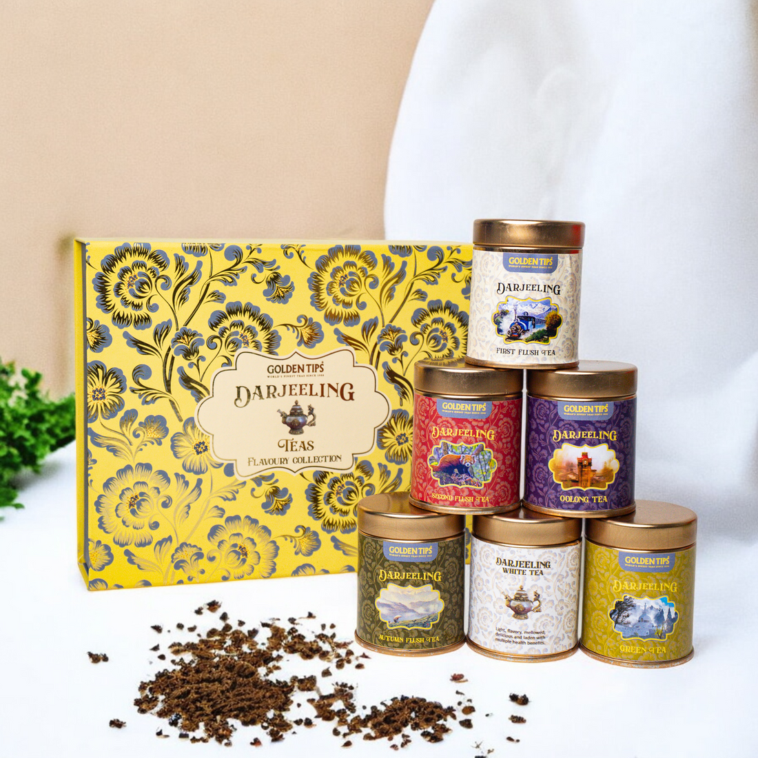 Golden Tips Flavoury Collection Darjeeling Tea Gift Box