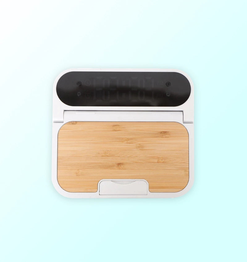 Snooze Clock With Alarm and Wireless Charger