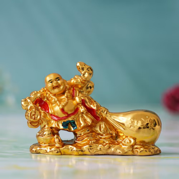 Feng Shui Laughing Buddha with Potli