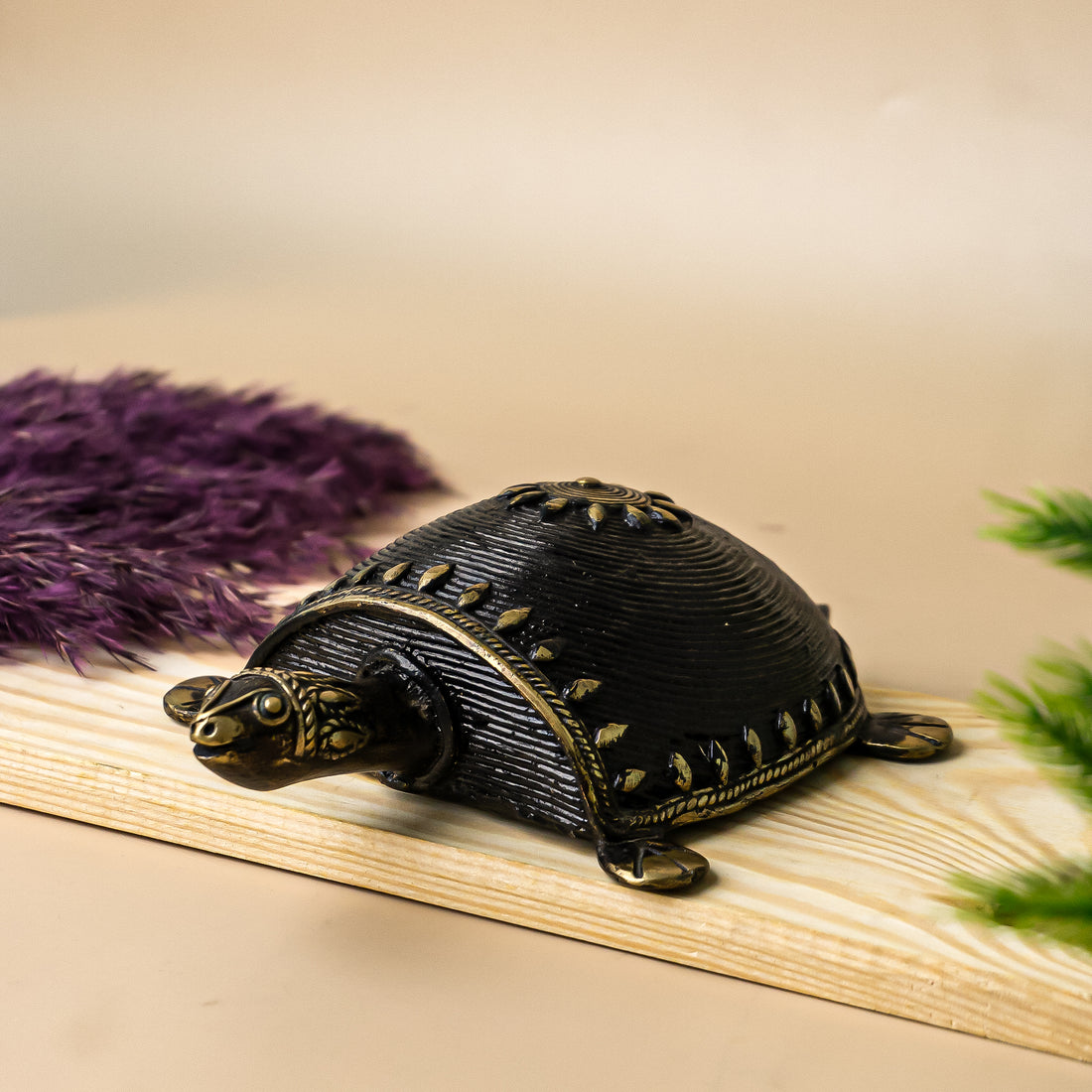 Brass Tortoise Figurine