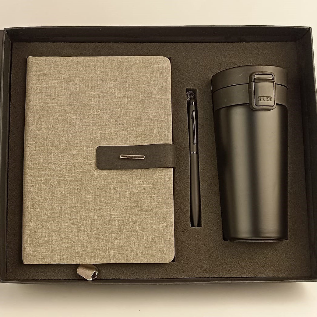 Premium Black & Grey Executive Gift Set