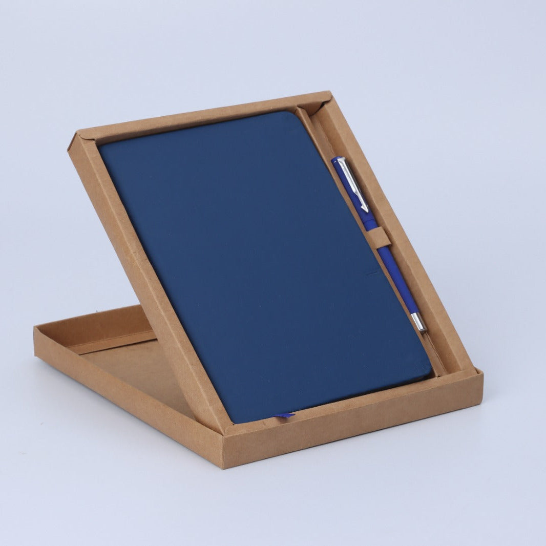 Classic Blue Notebook & Pen Gift Set