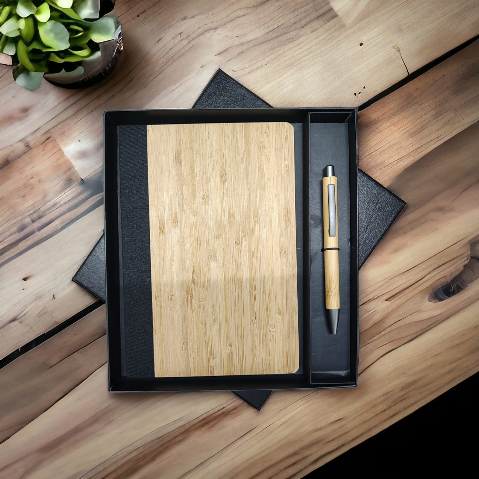 Eco Bamboo Notebook & Pen Gift Set