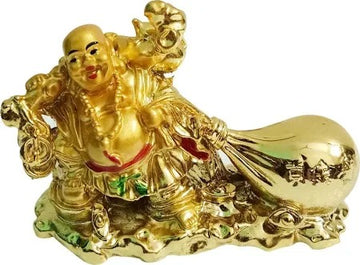 Feng Shui Laughing Buddha with Potli