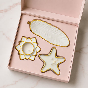 Celestial Glow Luxury Candle & Trinket Gift Set
