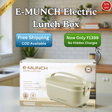 E-Munch: India’s #1 Smart & Portable Electric Lunch Box (Free Shipping)