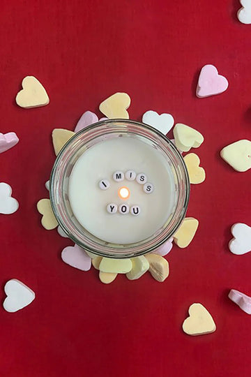 Secret Message Candle