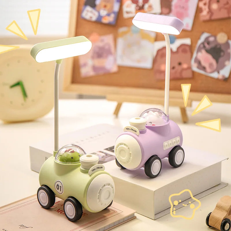 Train LED Table Lamp with Pencil Sharpener