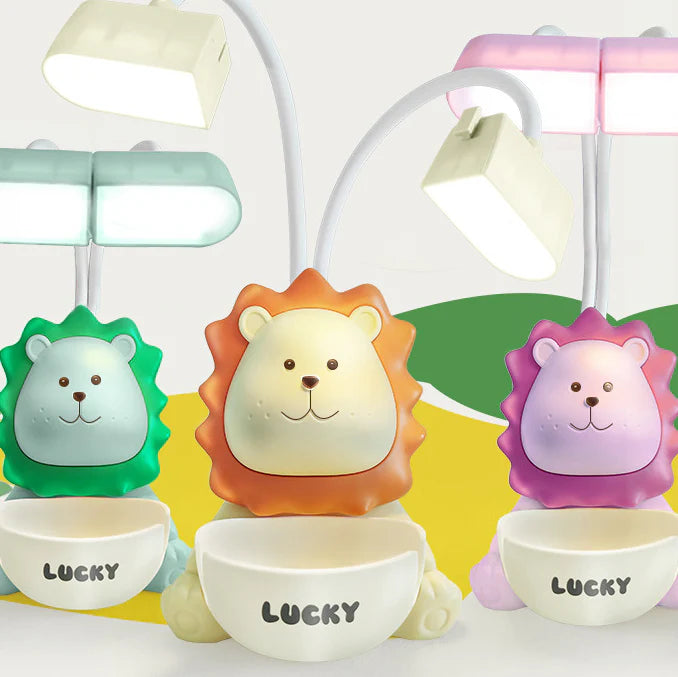 Multipurpose Lion Dual LED Desk Lamp