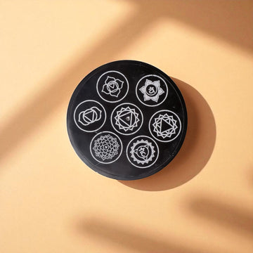 Black Marble Chakra Incense Holder